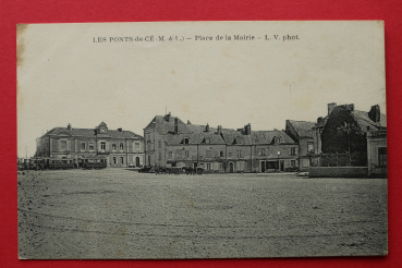 Postcard PC 1910-1930 Place de la Mairie France